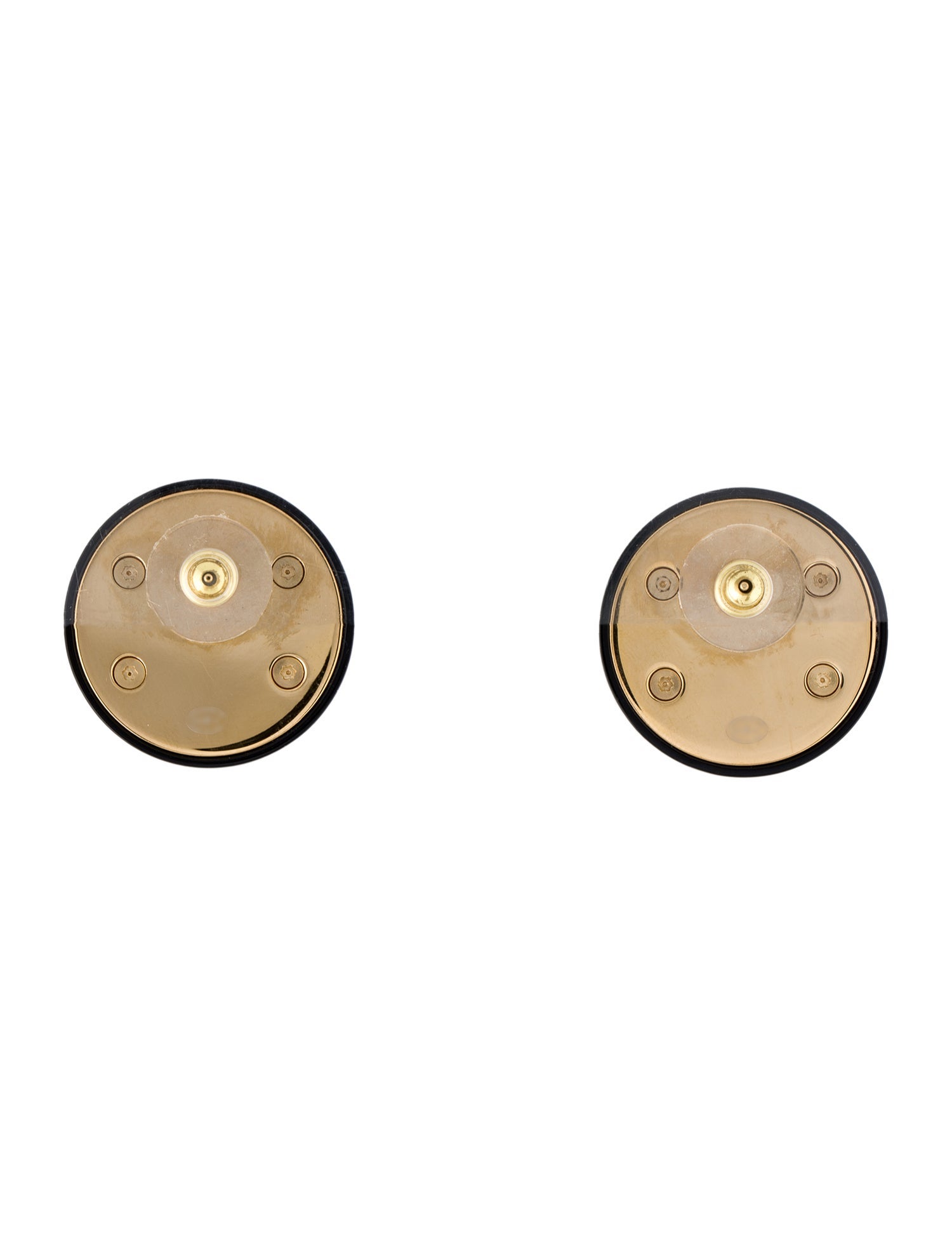 Chanel 2024 Resin CC Stud Earrings